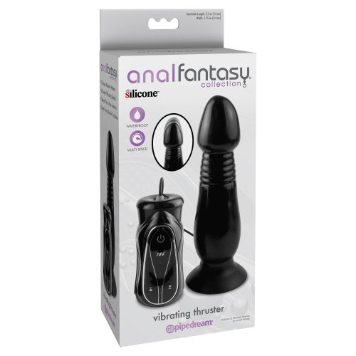 Anal Fantasy Vibrating Thruster Black Sex Toys At