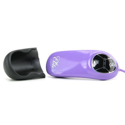 Fetish Fantasy Elite Vibrating Double Delight Strap On Purple Sex