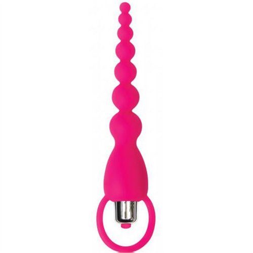 Adam And Eve Booty Bliss Silicone Vibrating Beads Pink Sex Toys