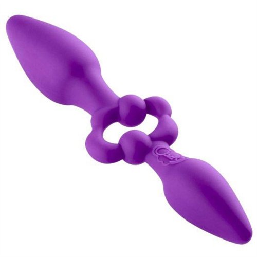 Cloud 9 Pro Sensual Oversized Double Dare Dual Plug Purple Sex