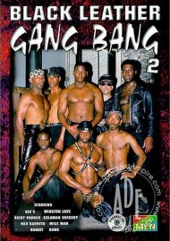 Black Leather Gang Bang 2 Boxcover