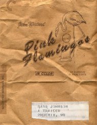 Pink Flamingos Pink Flamingos Boxcover