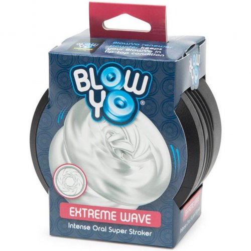 Blow Yo Extreme Wave Intense Oral Super Stroker Clear Sex Toys