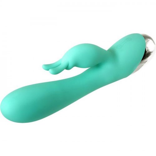 Adam And Eve Silicone Rechargeable Bunny Teal Sex Toys And Adult