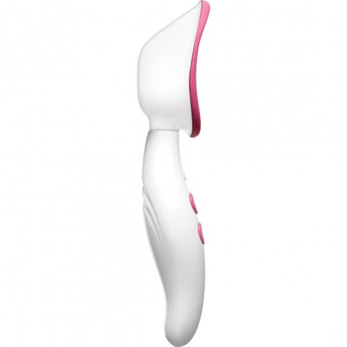 Automatic Vibrating Rechargeable Pussy Pump Pink And White Sex Toys 1202