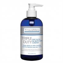 TitanMen: Triple Duty Fist, Fuck And Jack Off Cream - 8oz pump Boxcover