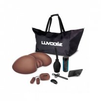 LuvDollz Vibrating Butt Masturbator With Remote Control - Mocha Boxcover