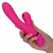 Foreplay Frenzy Pucker Silicone Rabbit Vibrator - Pink Boxcover