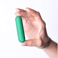 Maia: Jessi Silicone Super Charged Rechargeable Bullet Vibe - Emerald Boxcover