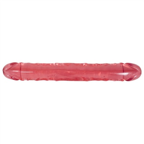Crystal Jellies Jr Double Dong 12 Pink Sex Toys