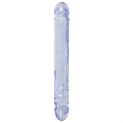 Crystal Jellies Jr Double Dong 12 Clear Sex Toys