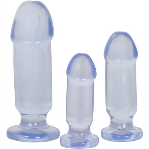 Crystal Jellies Anal Starter Kit Clear Sex Toys At Adult Empire