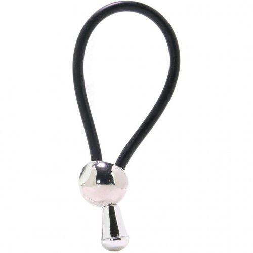 E Z Cinch Silicone Lasso Cock Ring Black Sex Toys At Adult Empire