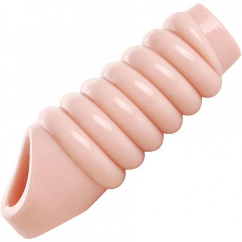 Size Matters 55 Ribbed Penis Enhancer Sheath Sex Toys At Adult Empire 