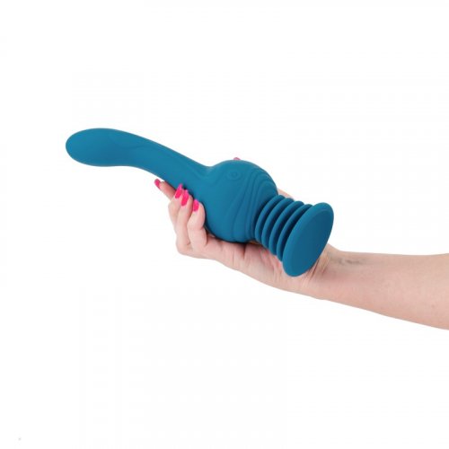 Revolution Earthquake Gyrating Suction Base Massager With Remote
