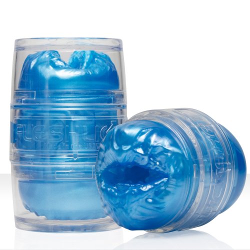 Fleshlight Freaks Quickshot Alien Mouth And Ass Blue Metallic Sex Toys At Adult Empire