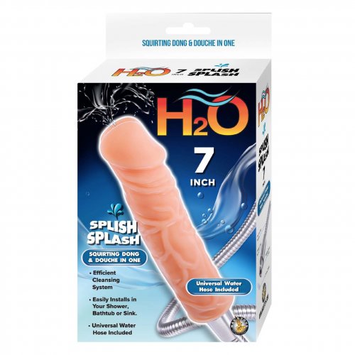 H2o 7 Splish Splash Douche And Squirting Dildo In One Kit Sex Toys And Adult Novelties Adult 