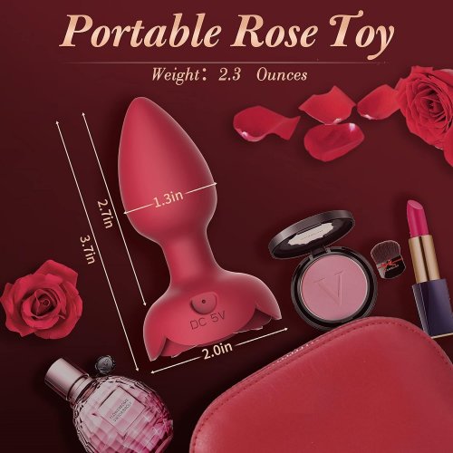 Rosebud Tushy Remote Controlled Light Up Silicone Butt Plug Sex Toys And Adult Novelties Adult 1647