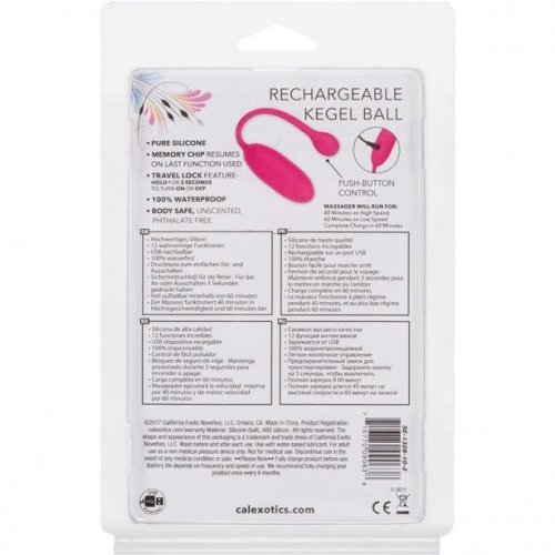 Advanced Kegel Ball 12 Function Vibrator Pink Sex Toy Hotmovies