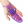 Double Finger Banger Vibrating G-Spot Glove - Purple Image