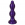 Curve Novelties Royal Hiney The Queen Vibrating Butt Plug - Purple Image