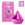 Sugar Pop Jewel Clit Suction Hand Held Vibe - Pink Image