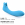 Evolved Heads or Tails Dual End Rotating Prong Vibrator - Teal Image