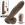 Evolved Full Monty Remote Controlled Thrusting, Rotating & Vibrating Dildo - Chocolate Image