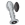 Ass-Sation Remote Controlled Vibrating Metal Anal Pleaser - Silver Image