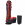 Fort Troff Tendril Thruster Mini Fuck Machine Textured Dildo with Remote - Red & Black Image