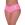 Hard Candy Pink Wet Look Low Rise Split Crotch Boy Short - Queen Size Image