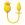 Clit-tastic Tulip Fingering Massager and Vibrating Pleasure Plug - Yellow Image