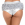 Leg Avenue Silver Lame Ruffle Back Shorts - L/XL Image