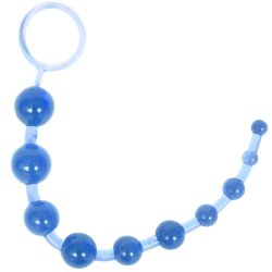 Sassy 10 Anal Beads - Blue Product Image