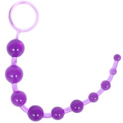 Sassy 10 Anal Beads - Purple Product Image