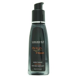 Wicked Aqua Heat Water Based Warming Lubricant - 2 Oz. Product Image