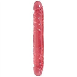 Crystal Jellies Jr. Double Dong - 12" Pink Product Image