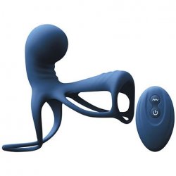 Renegade Gladiator Penis Harness- Blue Product Image
