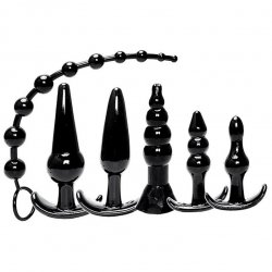 Try Curious Anal Plug Kit - Black Product Image