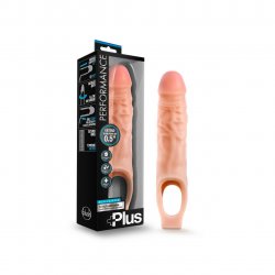 Performance Plus 9" Silicone Cock Sheath Penis Extender - Vanilla Product Image