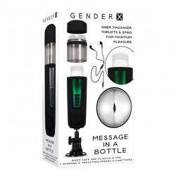 Gender X Message In a Bottle Thrusting Spinning Stroker with Audio Product Image