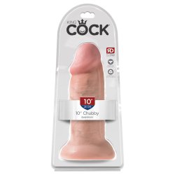 King Cock 10" Chubby - Vanilla Product Image