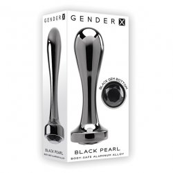 Gender X Black Peal Gunmetal Butt Plug Product Image