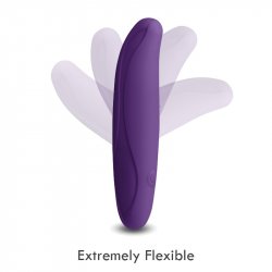 Inya Flirt Rechargeable Flexible & Bendable Vibe - Dark Purple Product Image