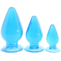 Adam & Eve Big Blue Jelly Backdoor Playset - Blue Product Image