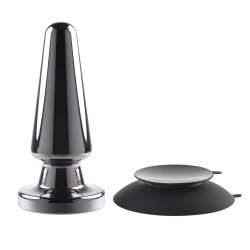 Evolved 7 Function Vibrating Advanced Metal Plug with Suction Cup Product Image