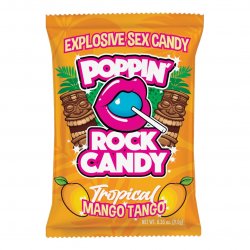 Poppin' Rock Candy Explosive Oral Sex Candy - Mango Tango Product Image