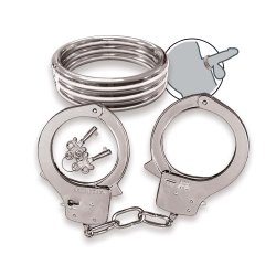 Dominant Submissive Collection Cock Ring and Handcuffs Set Product Image