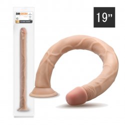 Dr. Skin 19" Suction Cup Dildo - Beige Product Image