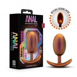 Anal Adventures Matrix Neutron Ball Bearing Plug - Cosmic Copper Product Image